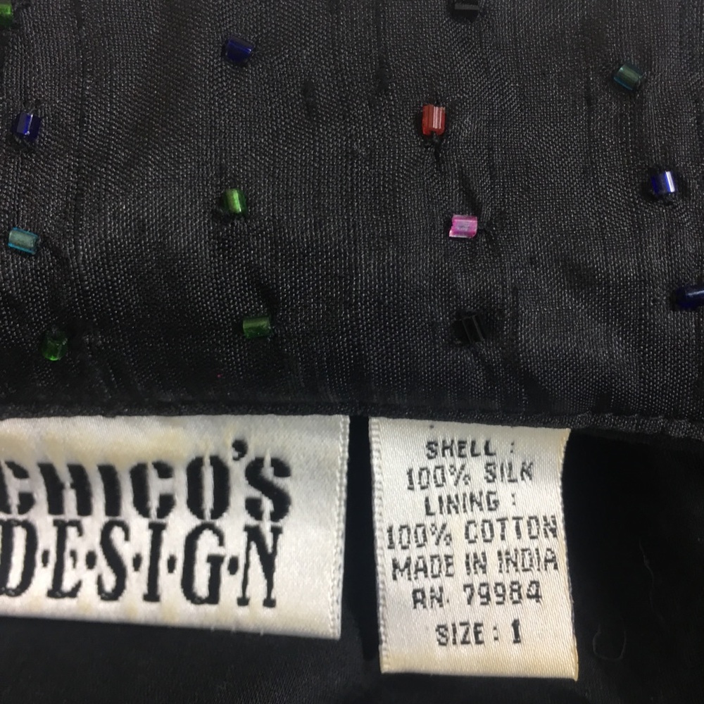 Chico’s Design Silk blazer - Picture 5 of 6